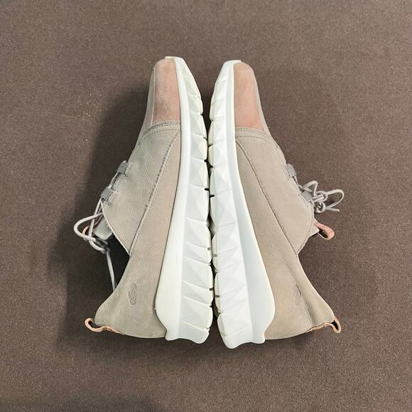 Cloud Footwear Zarina Suede Leather Lace Up Comfort Tan Shoe Women's Size EU 37 - Picture 10 of 13